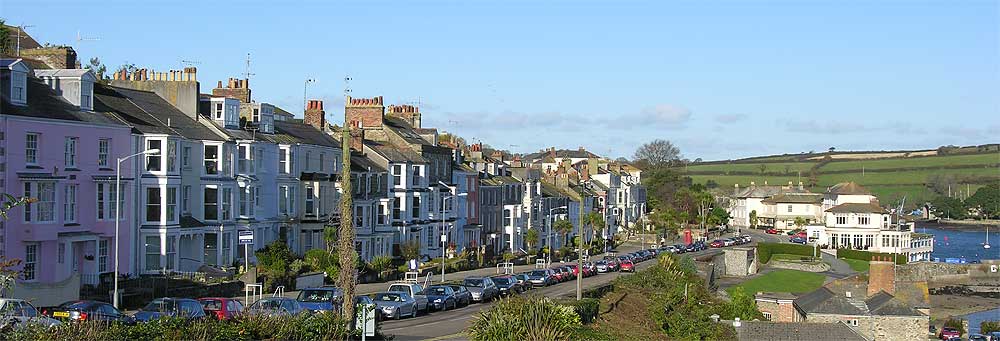 Dunstanville Terrace and the Greenbank Hotel